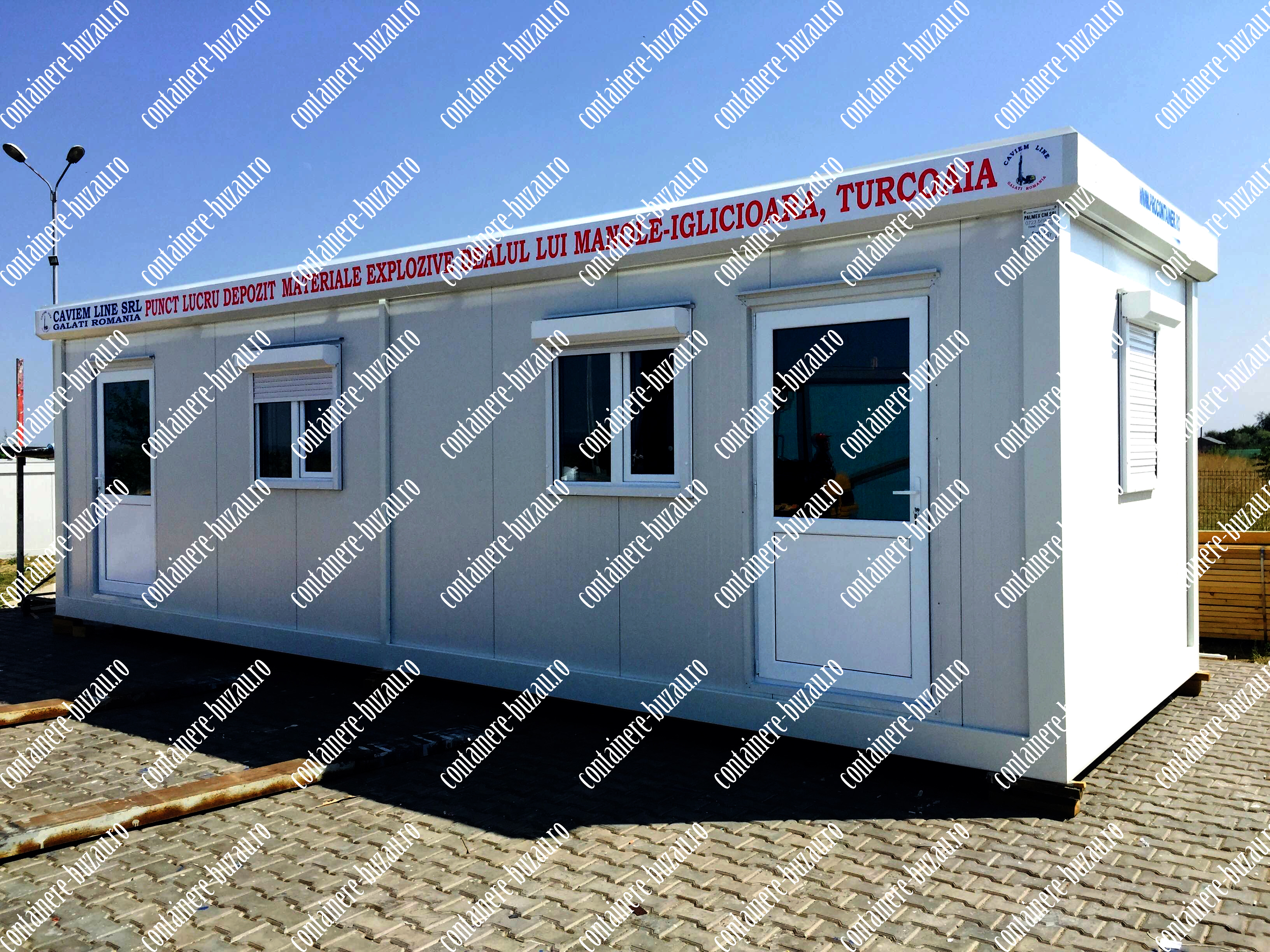 garaje pe structura metalica Buzau